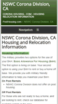 Mobile Screenshot of nswccoronahousing.com